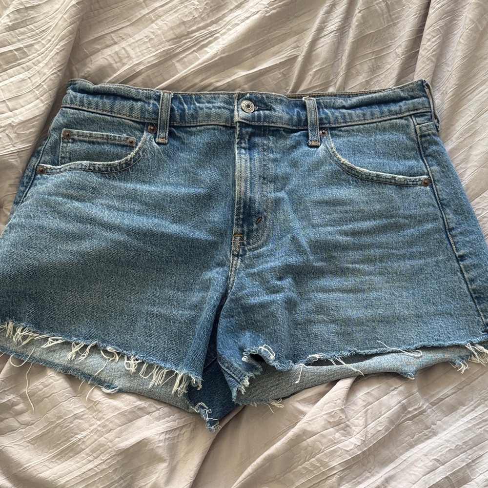 Abercrombie & Fitch Denim Blue Women's Shorts
